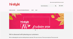 Desktop Screenshot of histyle.com