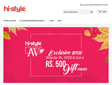 Tablet Screenshot of histyle.com